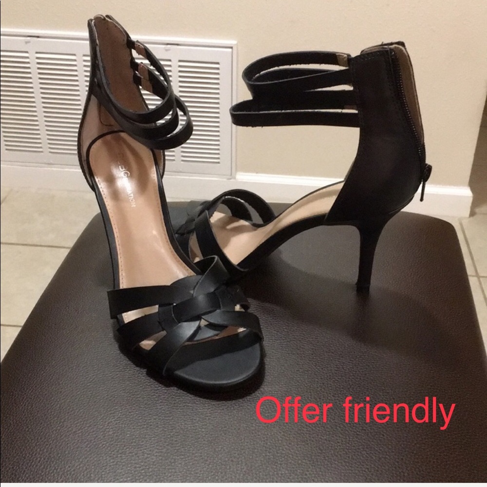 BCBgeneration Black high heels sz 9